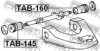FEBEST TAB-160 Control Arm-/Trailing Arm Bush